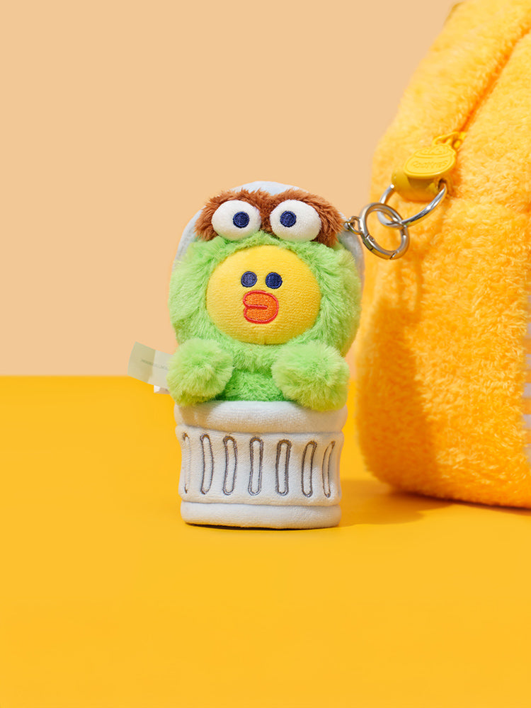 LINE FRIENDS KEYRING_ 오스카 샐리 세서미 스트리트 X 라인프렌즈 인형 키링