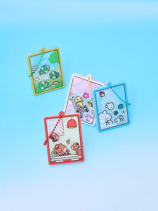 LINE FRIENDS KEYRING [패밀리세일] 라인프렌즈 미니니 월드 아크릴 키링