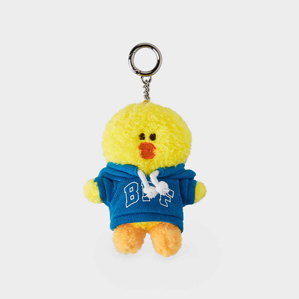 LINE FRIENDS KEYRING HOODIE [패밀리세일] 라인프렌즈 샐리 마이 소울메이트 후드 티셔츠 인형 키링
