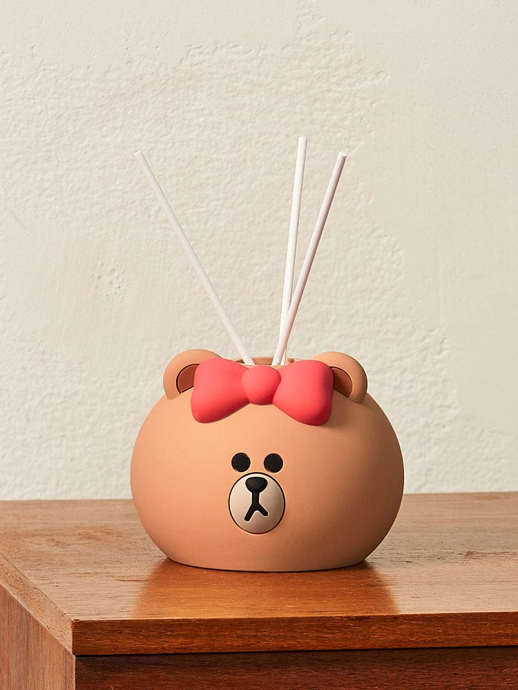 LINE FRIENDS LIVING_ 단품 라인프렌즈 초코 페이스 디퓨저 (블랙체리)
