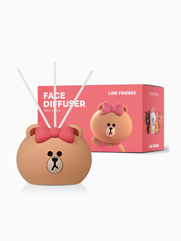 LINE FRIENDS LIVING_ 단품 라인프렌즈 초코 페이스 디퓨저 (블랙체리)