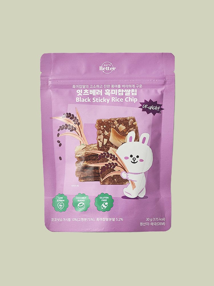 LINE FRIENDS LIVING_ 흑미찹쌀 칩 라인프렌즈 흑미찹쌀 칩