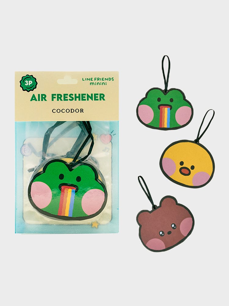 LINE FRIENDS LIVING_ 양재동 꽃시장 라인프렌즈 미니니 프래그런스 태그 (3개입)