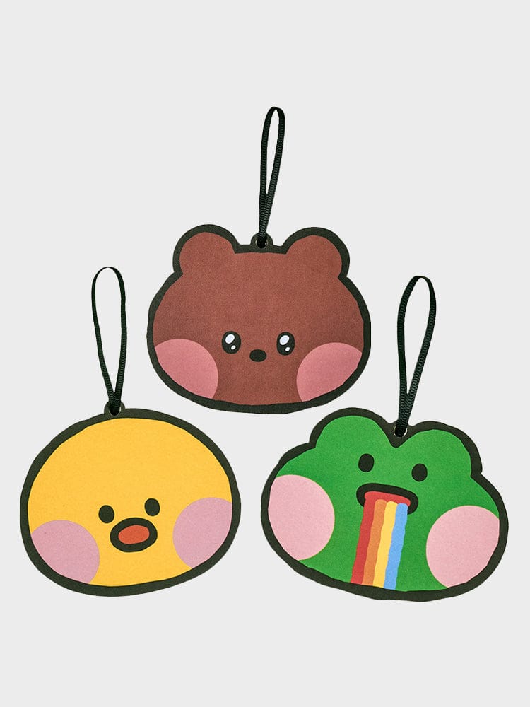LINE FRIENDS LIVING_ 양재동 꽃시장 라인프렌즈 미니니 프래그런스 태그 (3개입)