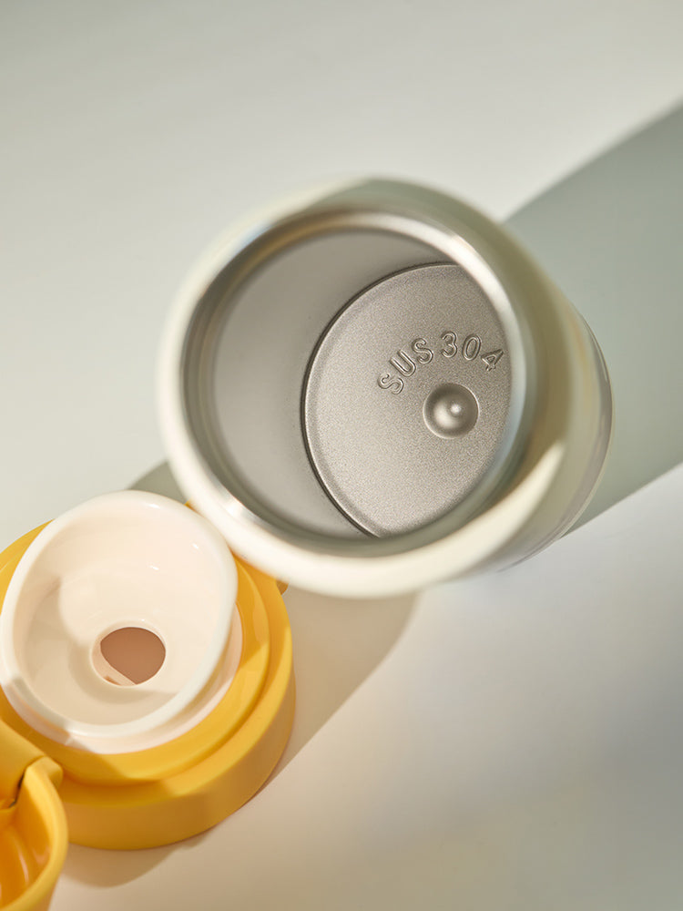 LINE FRIENDS LIVING_ 브라운 라인프렌즈 브라운 피크닉 원터치 텀블러 (420ml)