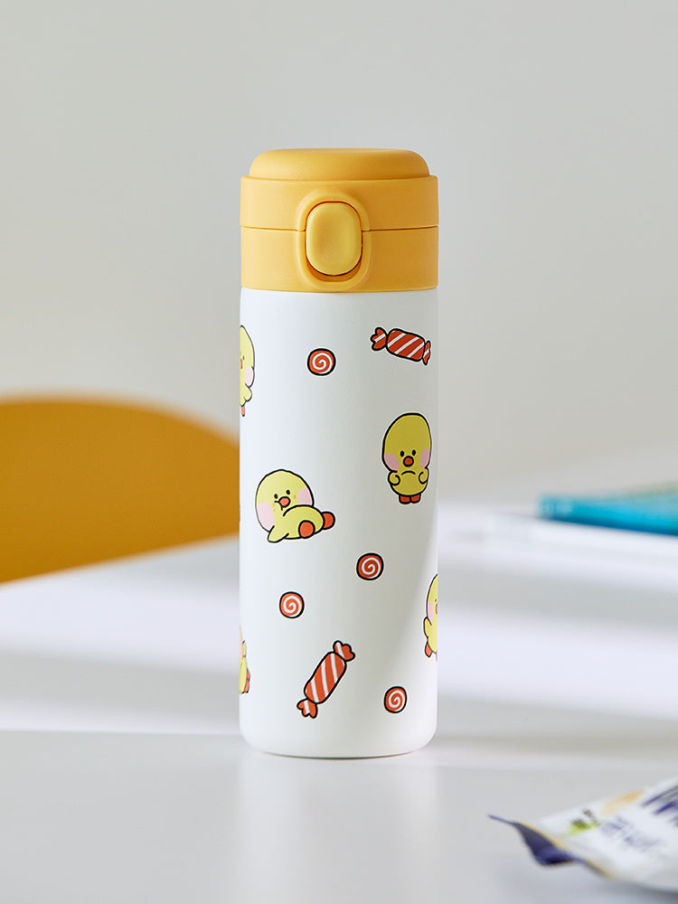 LINE FRIENDS LIVING_ 샐리니 라인프렌즈 미니니 패턴 원터치 텀블러 (420ml)