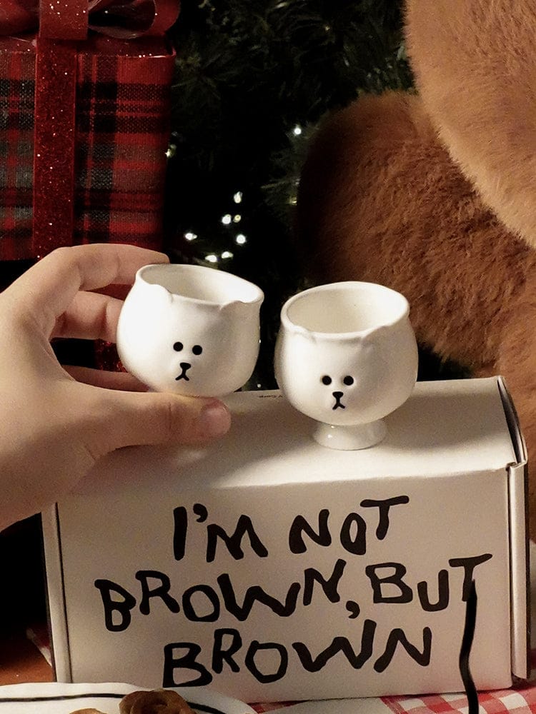 LINE FRIENDS LIVING_ 소주잔 세트 LOFA Seoul X BROWN 소주잔 세트