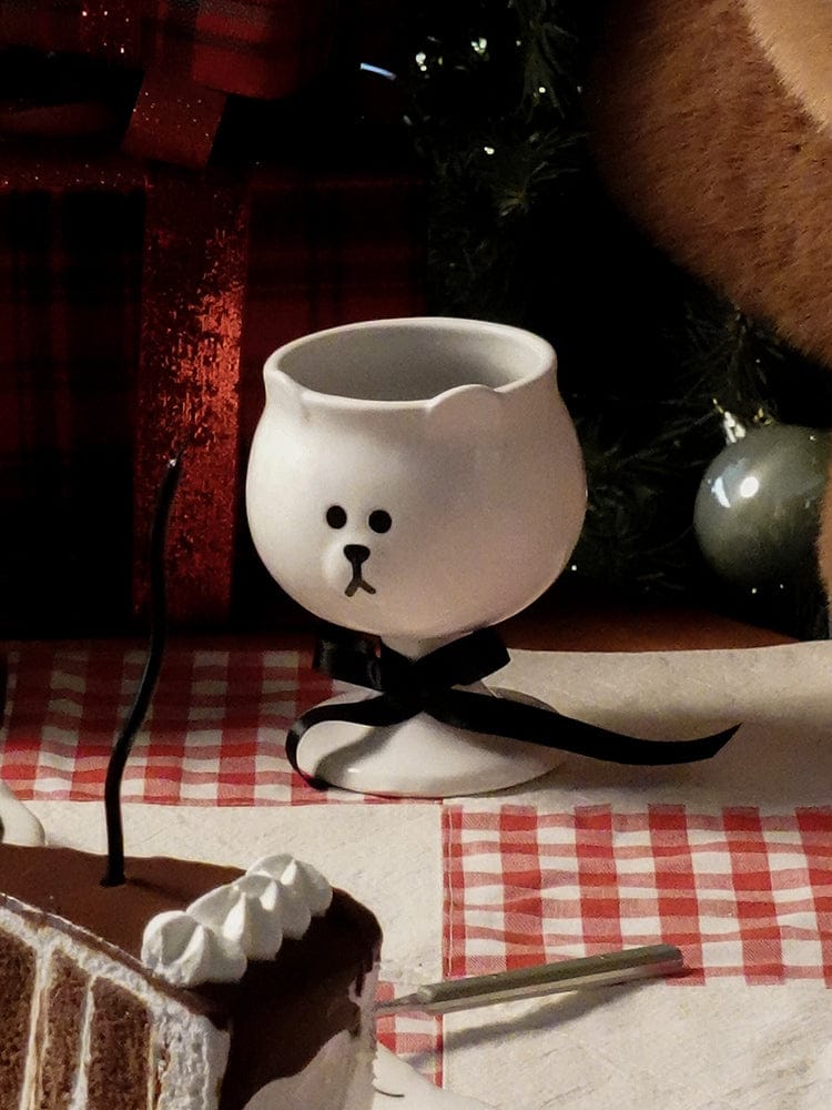 LINE FRIENDS LIVING_ 와인잔 세트 LOFA Seoul X BROWN 와인잔 세트