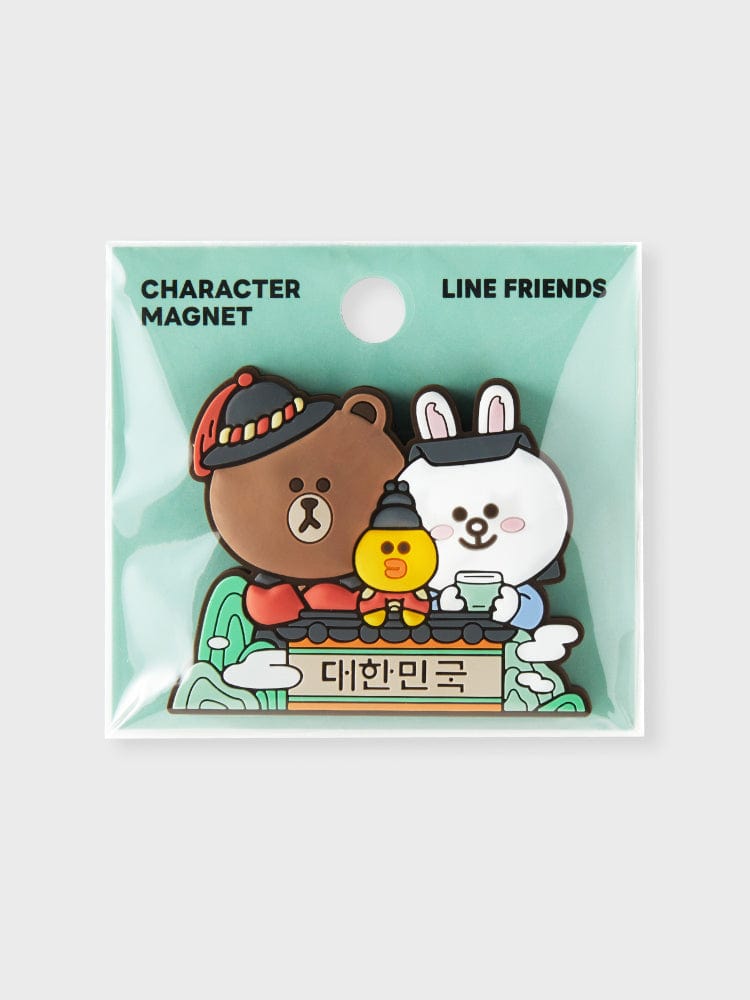 LINE FRIENDS MAGNET 단품 [팸세제외] 라인프렌즈 투어리스트 마그넷