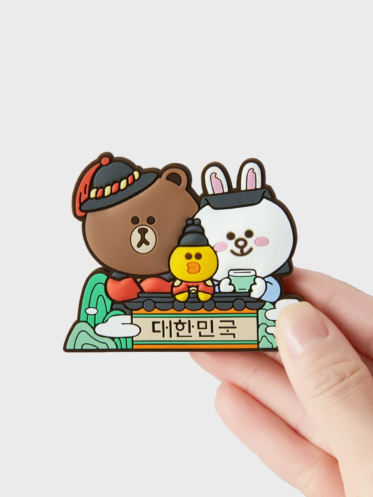 LINE FRIENDS MAGNET 단품 라인프렌즈 투어리스트 마그넷