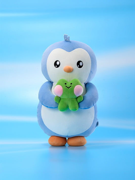 라인프렌즈 미니니 X 펏지펭귄 펭구&레니니 인형