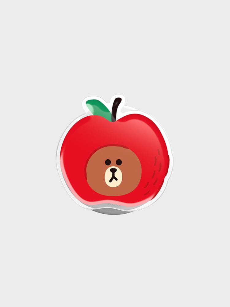 LINE FRIENDS MOBILE ACC APPLE BROWN 라인프렌즈 애플 브라운 맥세이프 스마트톡