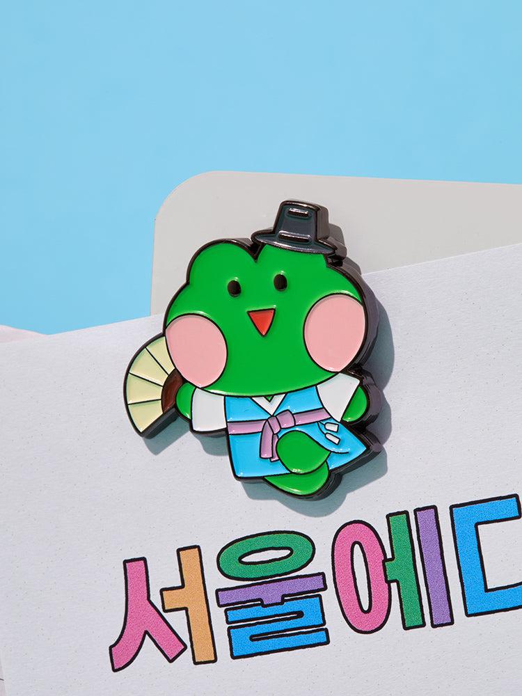 LINE FRIENDS minini lenini METAL MAGNET SEOUL EDITION
