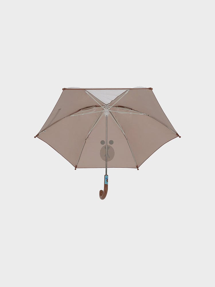 LINE FRIENDS OUTDOORS 단품 라인프렌즈 브라운 소형 입체 장우산