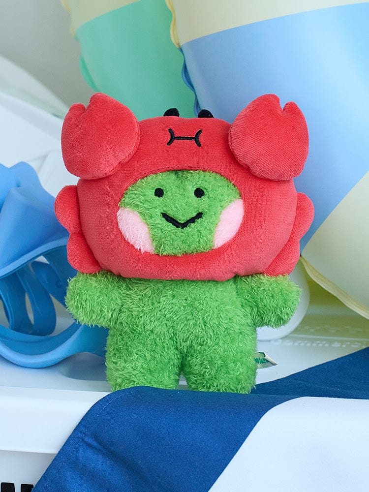 LINE FRIENDS PLUSH 단품 라인프렌즈 미니니 언더 더 풀 클로젯 꽃게