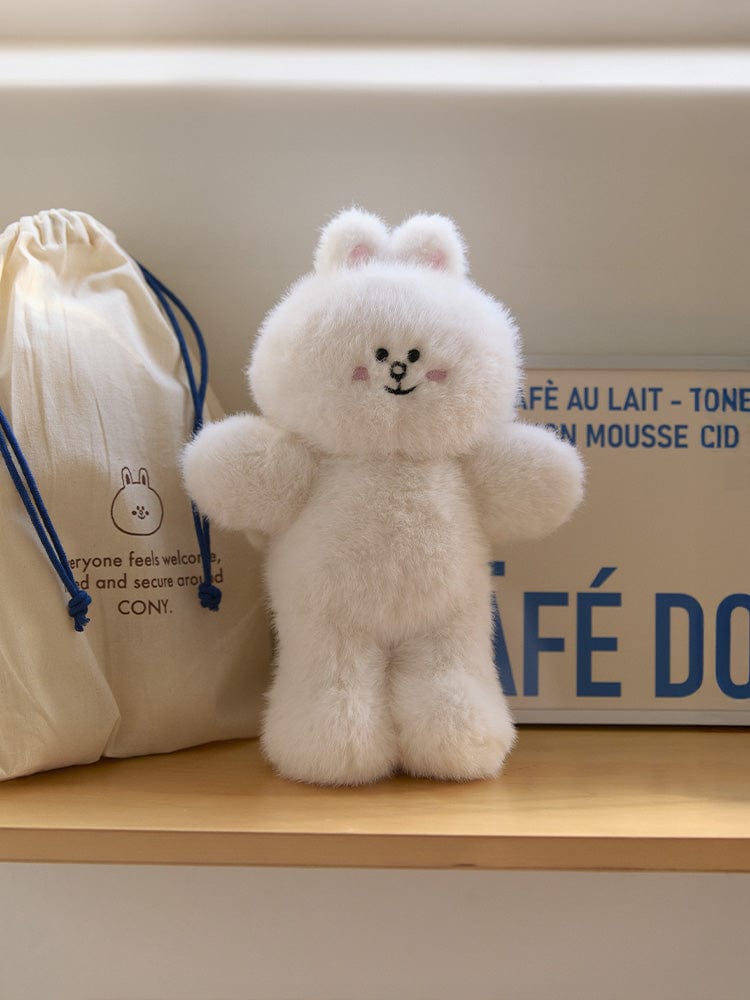 LINE FRIENDS CONY MEDIUM SIZE PLUSH DOLL HUG BROWN SEASON – LINE