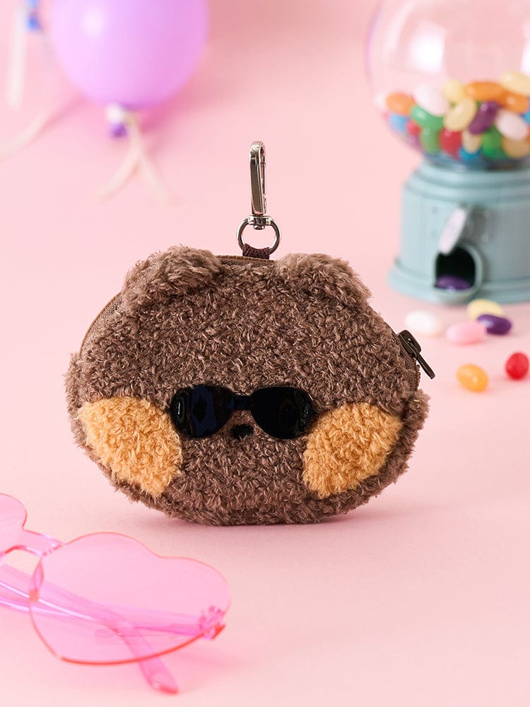 LINE FRIENDS SQUARE KEYRING 단품 라인프렌즈 브니니 미니니 테마파크 파우치 키링