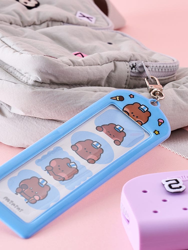 LINE FRIENDS SQUARE KEYRING 단품 라인프렌즈 브니니 미니니 테마파크 포토 키링