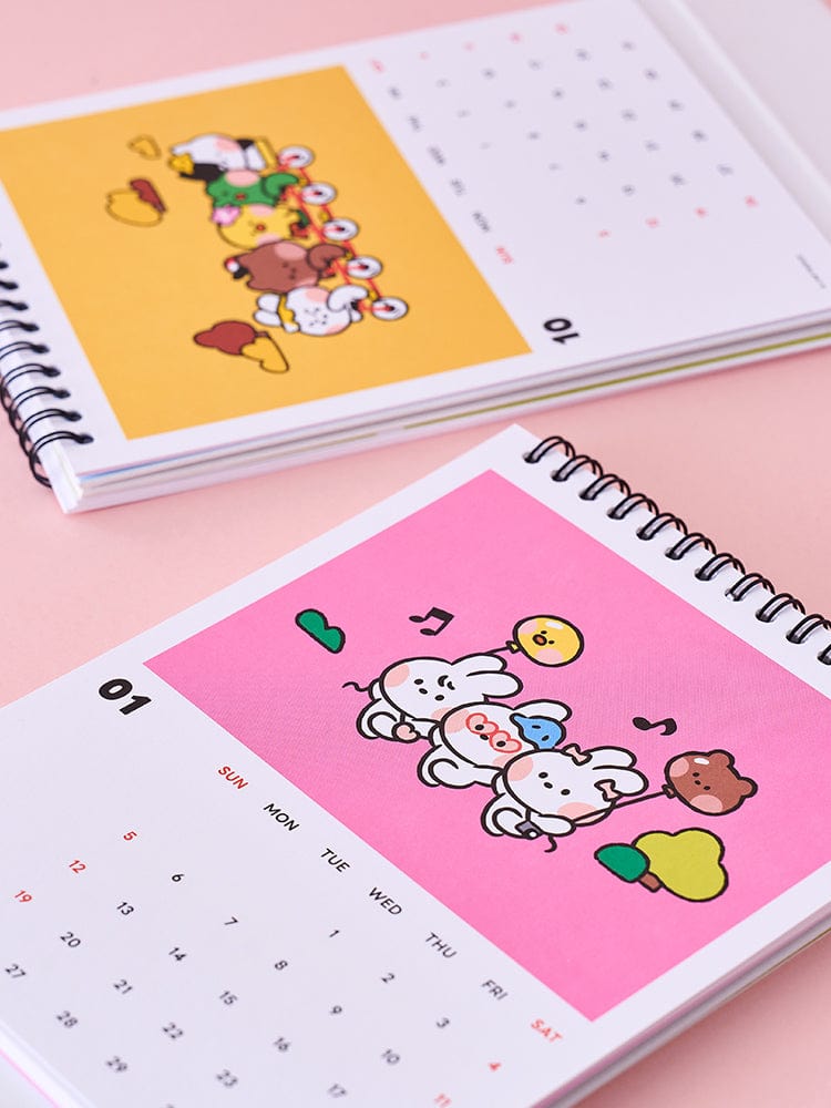 LINE FRIENDS SQUARE PLANNER/NOTE 단품 라인프렌즈 미니니 테마파크 2025년 캘린더