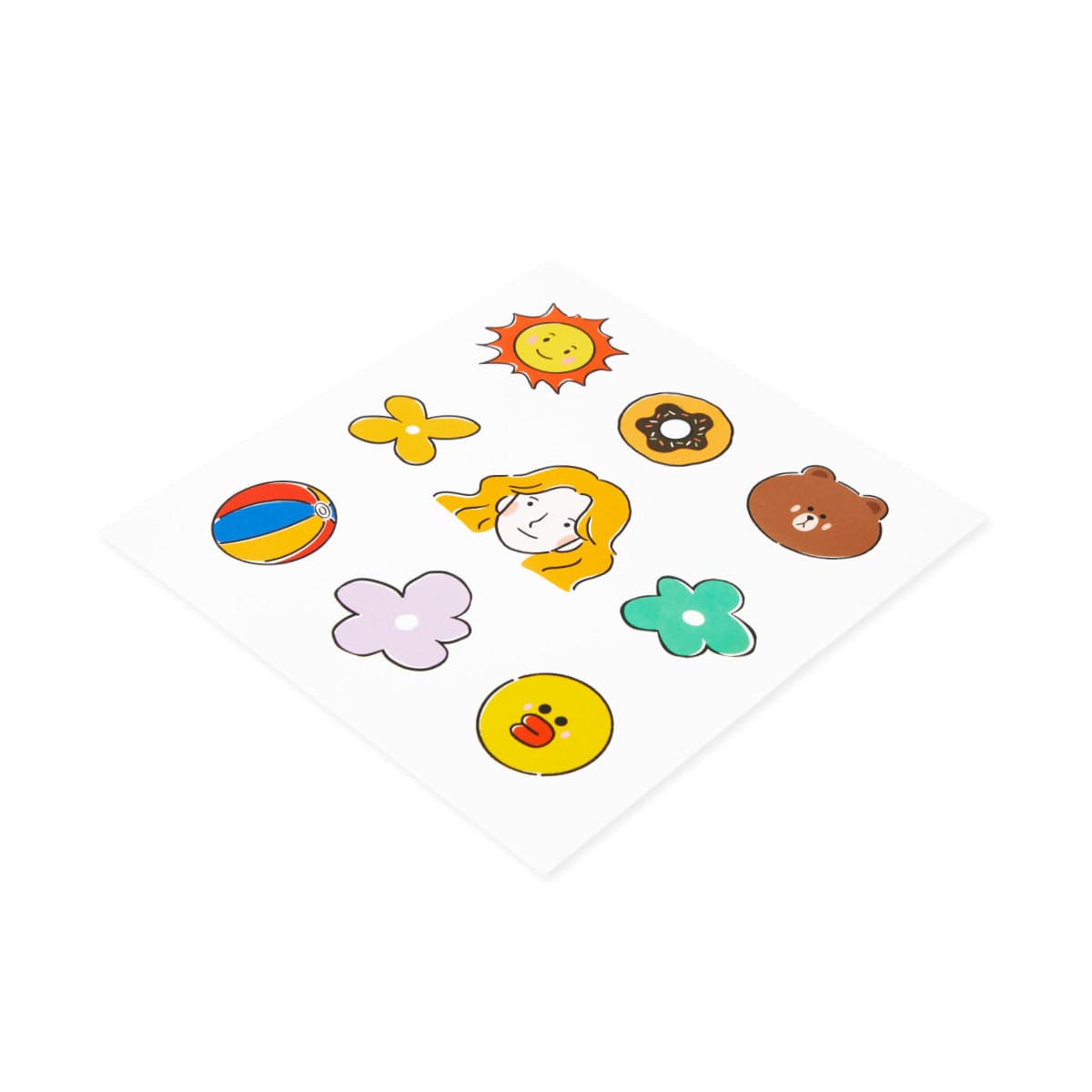 라인프렌즈 브라운앤샐리 드로잉메리 데코 스티커 – LINE FRIENDS SQUARE
