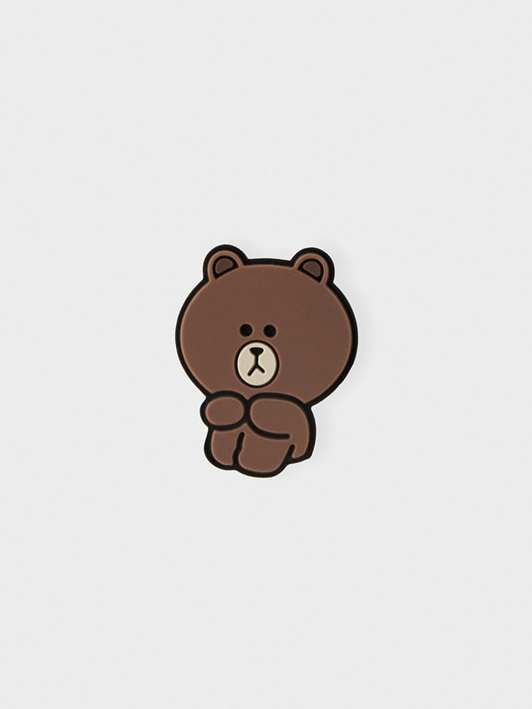 LINE FRIENDS STICON_ 브라운 SET 라인프렌즈 브라운 꼴레 베이직 다트 스티콘 SET