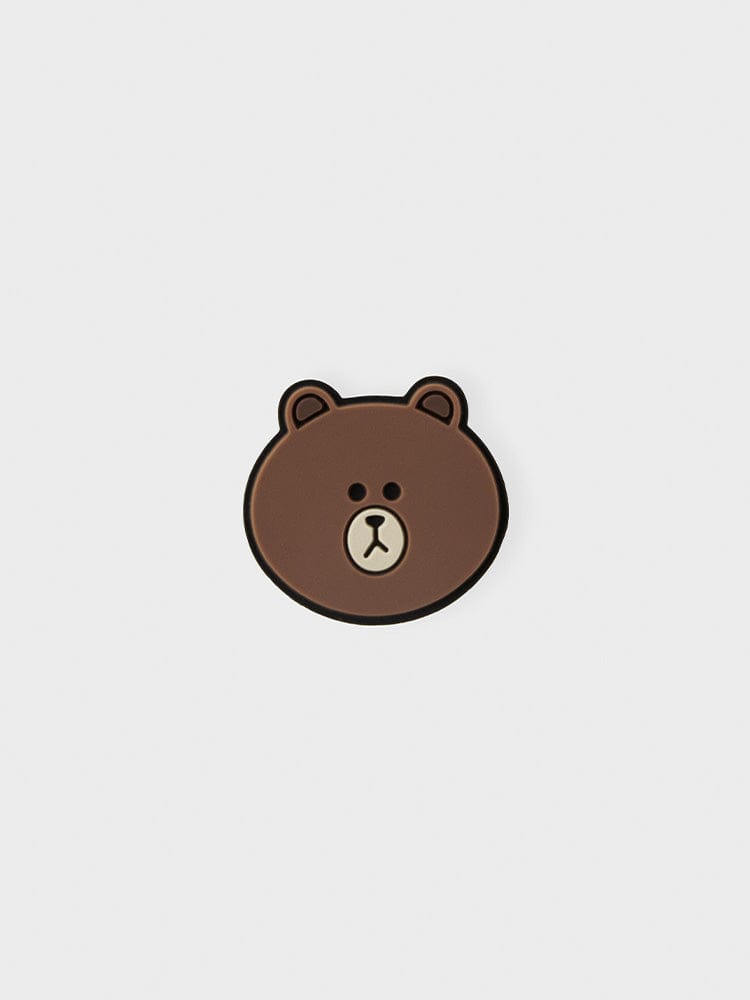 LINE FRIENDS STICON_ 브라운 SET 라인프렌즈 브라운 꼴레 베이직 다트 스티콘 SET