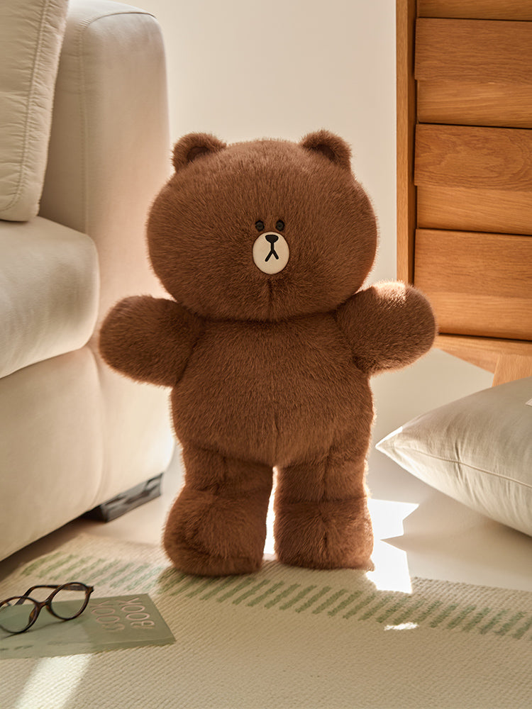 LINE FRIENDS TOY_ 브라운 인형 라인프렌즈 허그브라운 시즌4 중대형 인형