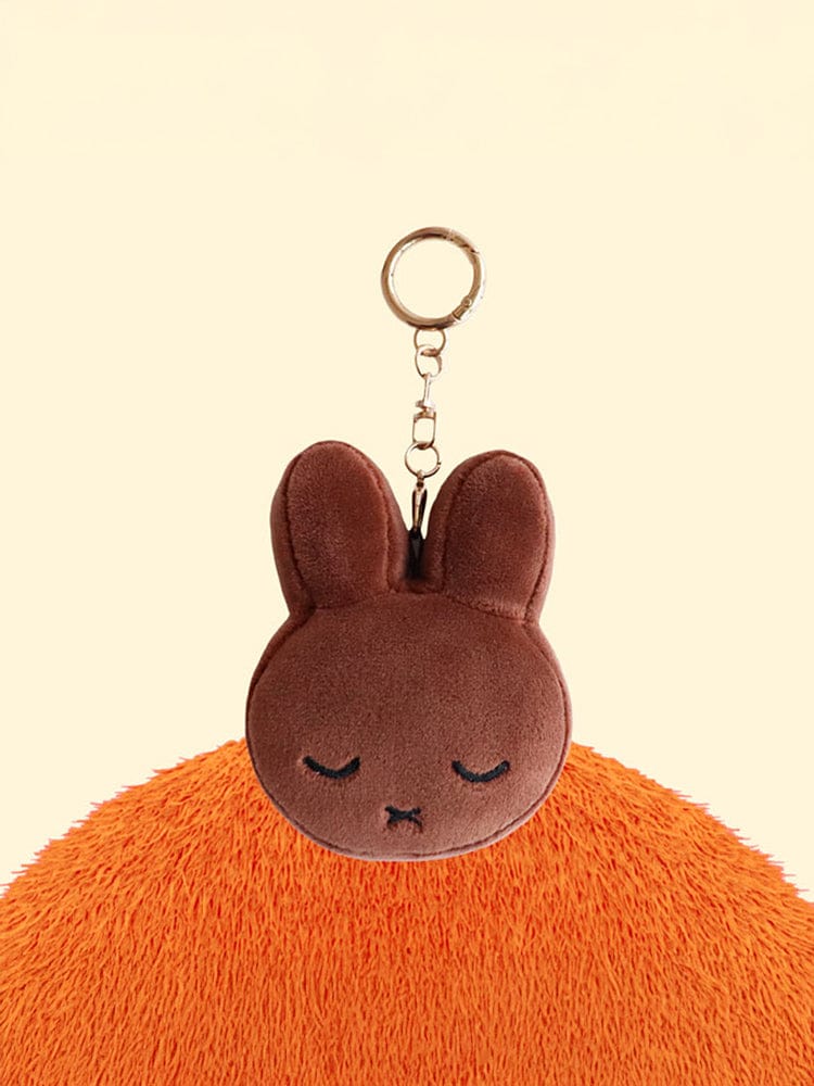 miffy KEYRING_ 브라운 미피 잠자는 멜라니 얼굴키링 (브라운)