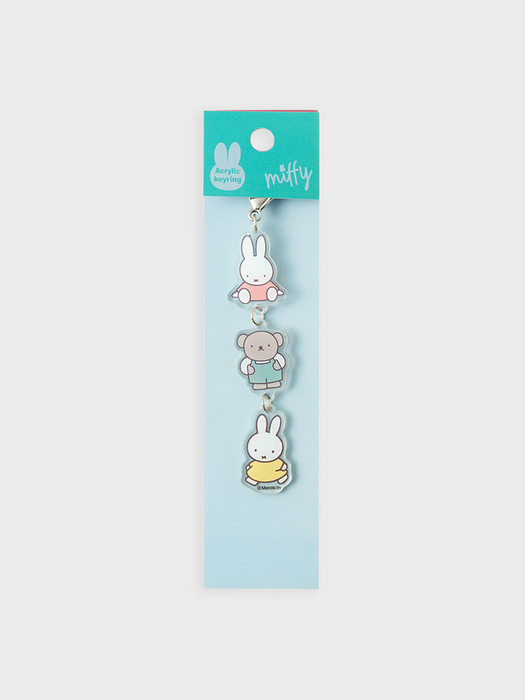 miffy KEYRING_ 보리스 미피 줄줄이 아크릴키링
