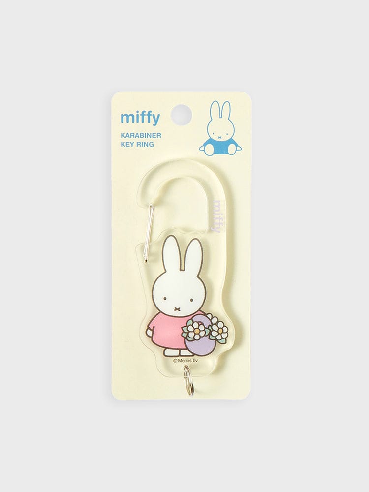 miffy KEYRING_ 미피 플라워 미피 아크릴 카라비너