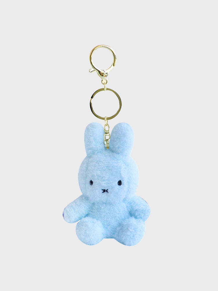 miffy KEYRING_ 블루 미피 시팅 크리미 인형 (블루)