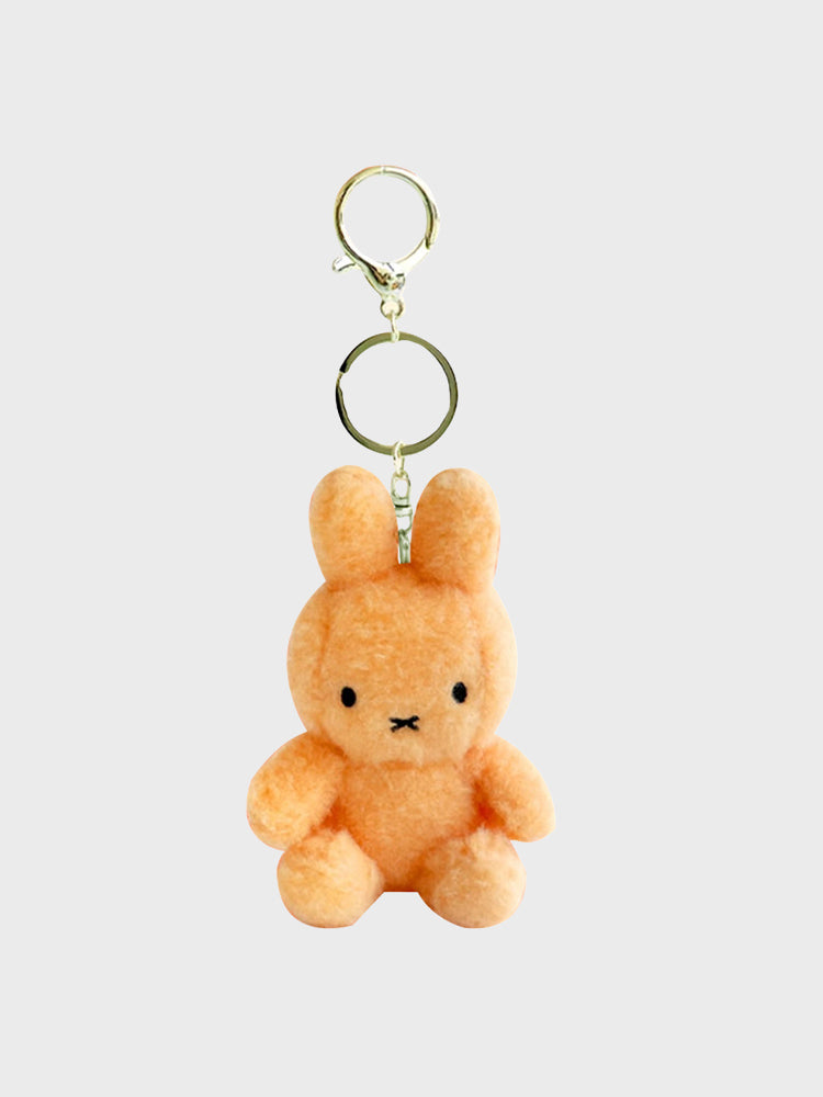 miffy KEYRING_ 오렌지 미피 시팅 크리미 인형 (오렌지)
