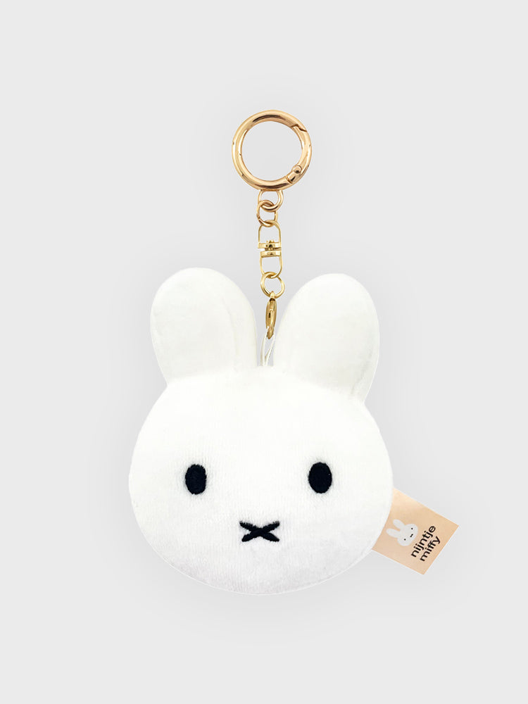 miffy KEYRING_ 미피 미피 얼굴 키링 (화이트)