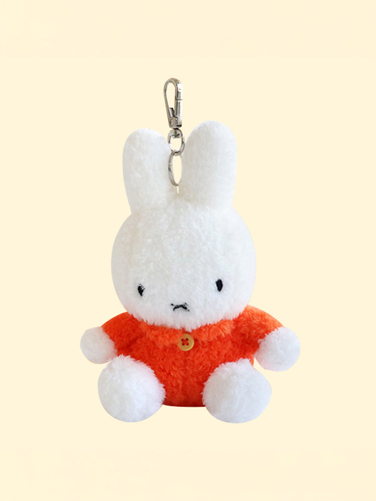 miffy KEYRING_ 오렌지 미피 시팅 가방고리 인형 (오렌지)