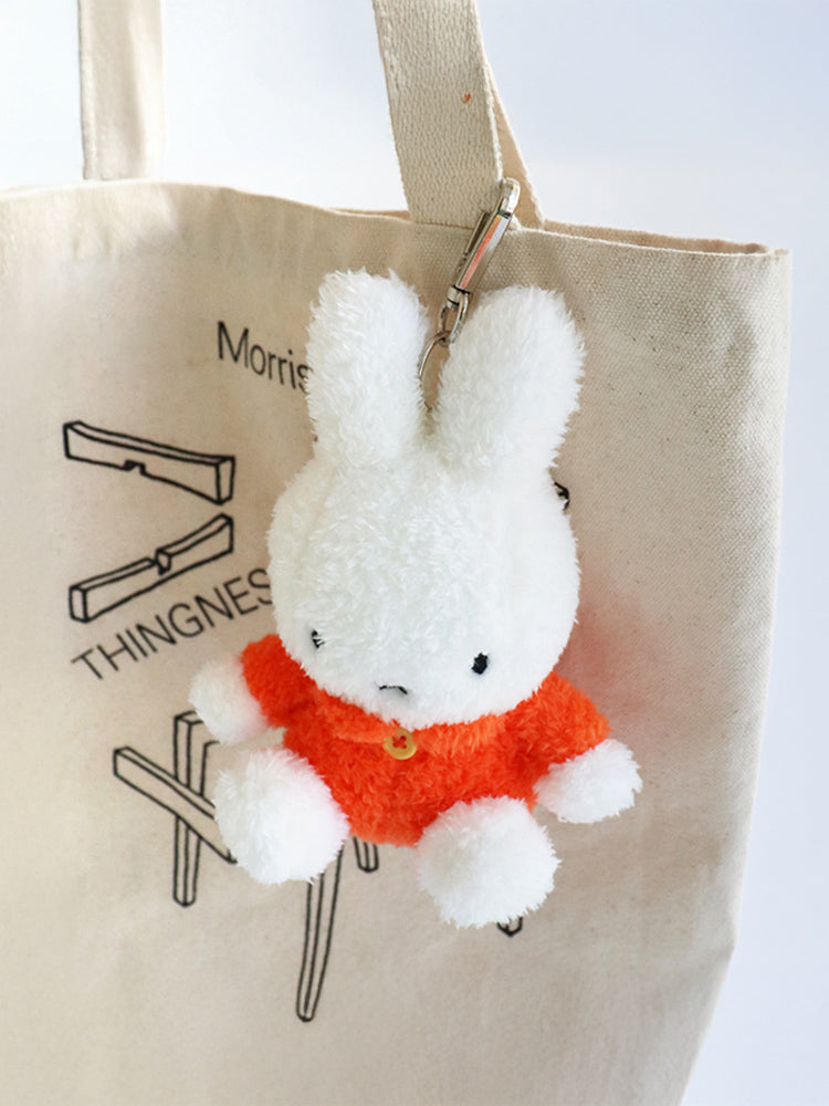 miffy KEYRING_ 오렌지 미피 시팅 가방고리 인형 (오렌지)