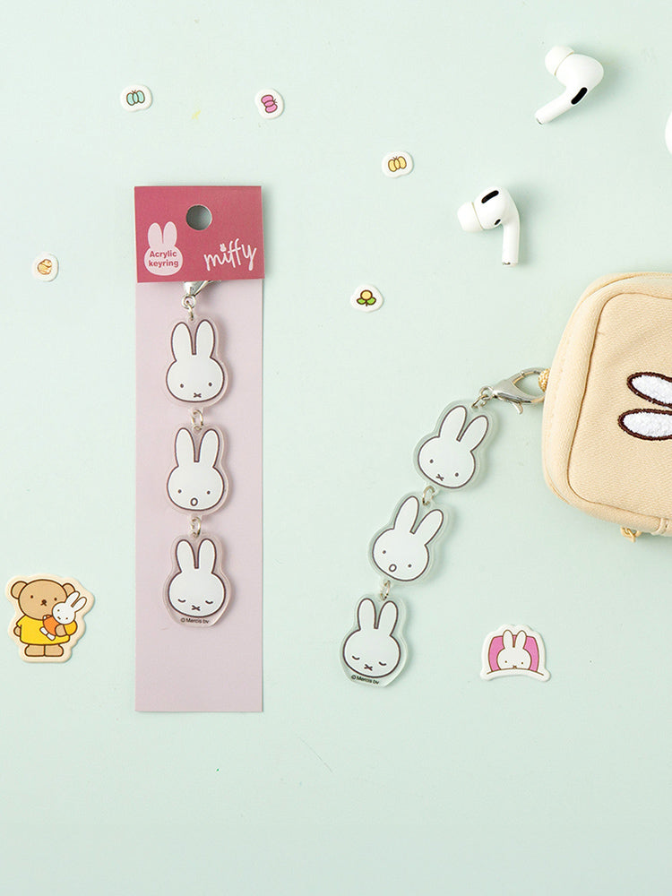miffy KEYRING_ 미피 줄줄이 아크릴키링