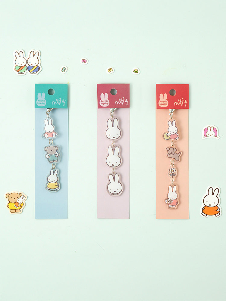 miffy KEYRING_ 미피 줄줄이 아크릴키링