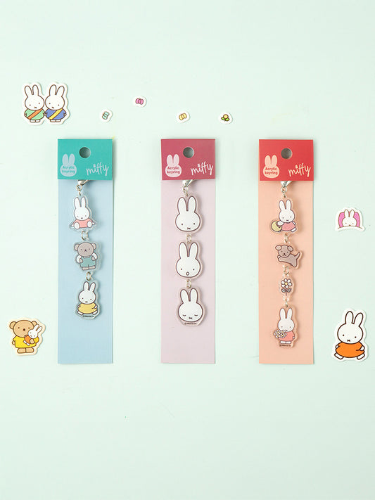 miffy KEYRING_ 미피 줄줄이 아크릴키링