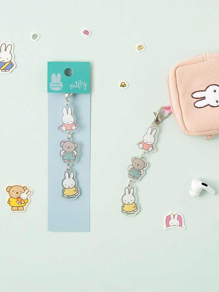 miffy KEYRING_ 미피 줄줄이 아크릴키링