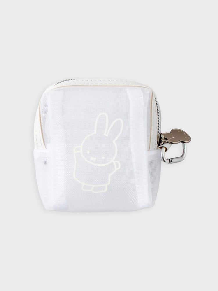 miffy POUCH_ 미피 얼굴 미피 메쉬 미니 파우치