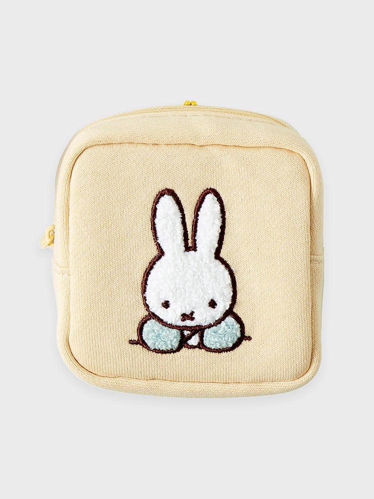 miffy POUCH_ 베이지 미피 미니 자수파우치