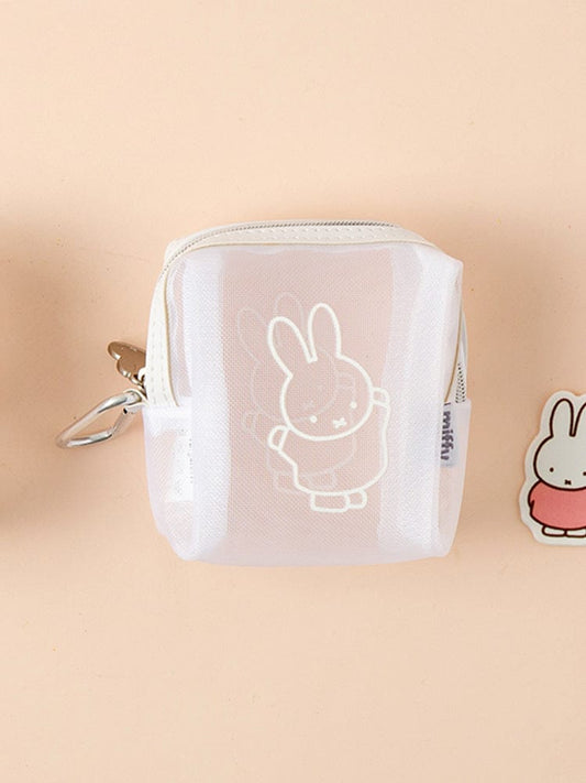miffy POUCH_ 미피 얼굴 [패밀리세일] 미피 메쉬 미니 파우치