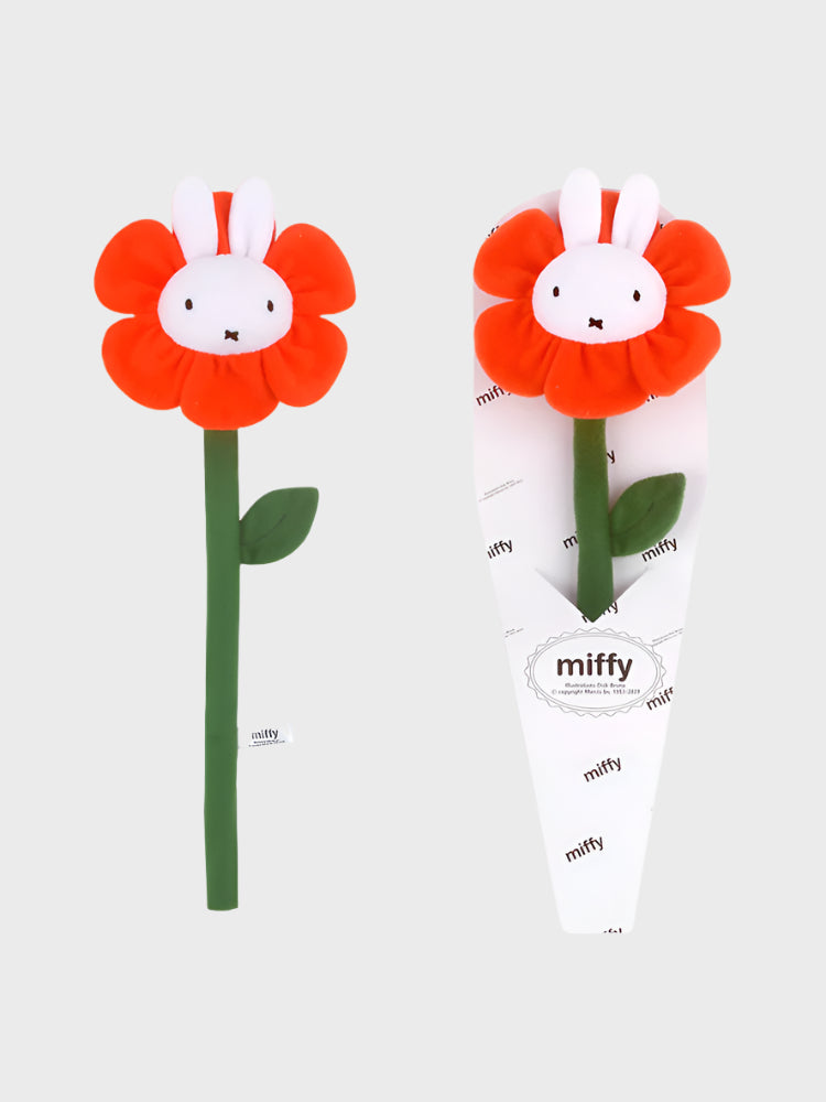 miffy TOY_ 미피 레드 미피 꽃 봉제 인형