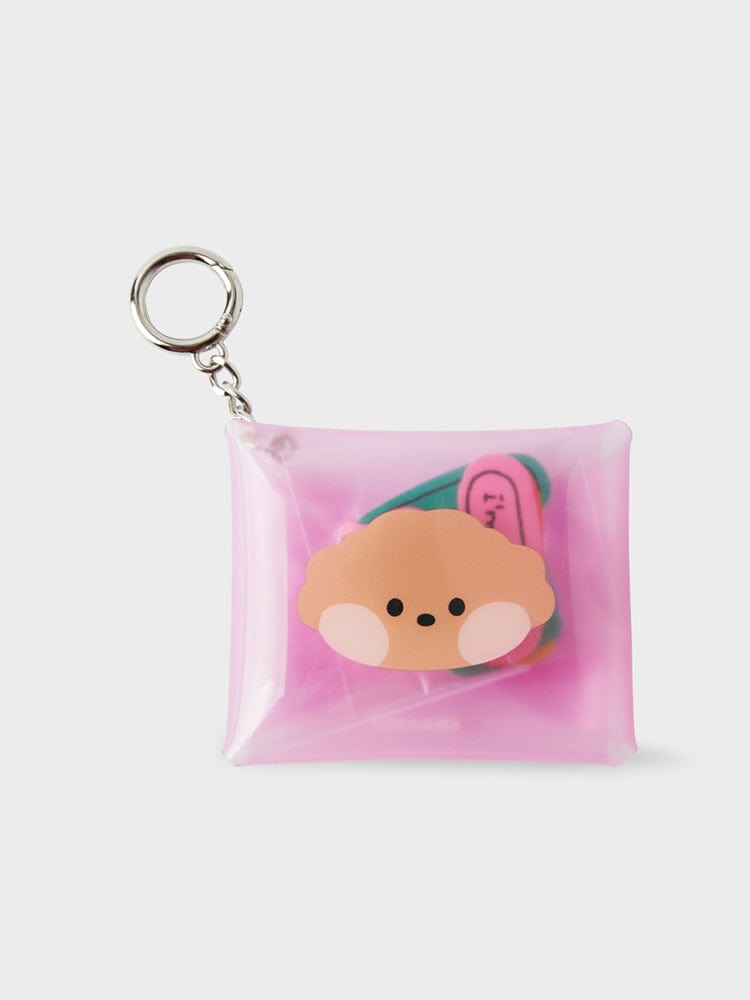minini KEYRING 단품 [패밀리세일] 미니니 스쿨 쪼꼬니 파우치 스티커 세트