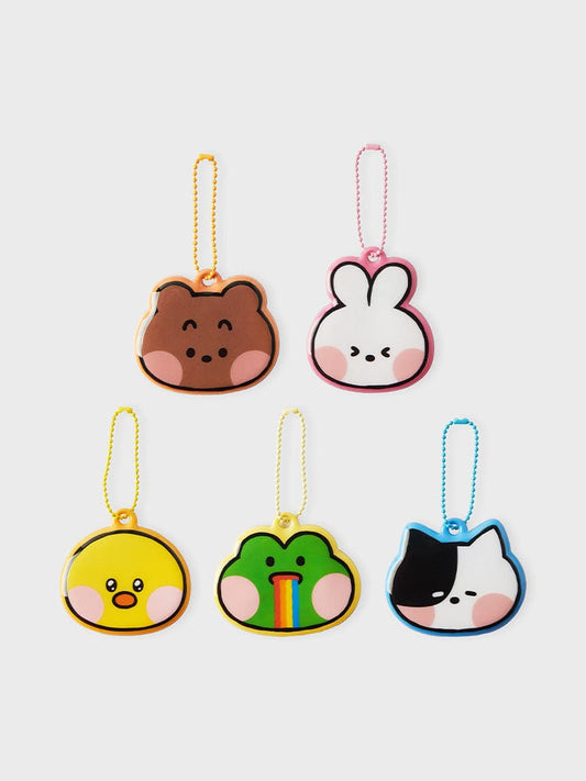 minini KEYRING RANDOM [패밀리세일] 라인프렌즈 미니니 랜덤 네임택 키링