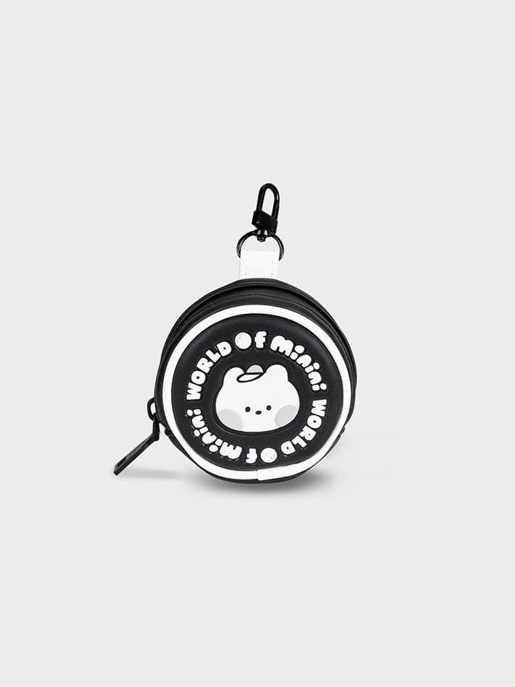 minini OUTDOORS 단품 [패밀리세일]  라인프렌즈 브라운 미니니 볼파우치 (BLACK)