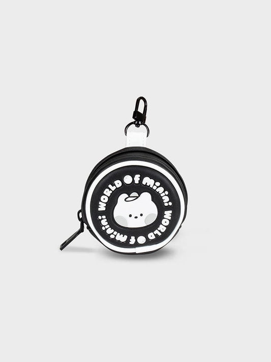 minini OUTDOORS 단품 [패밀리세일]  라인프렌즈 브라운 미니니 볼파우치 (BLACK)