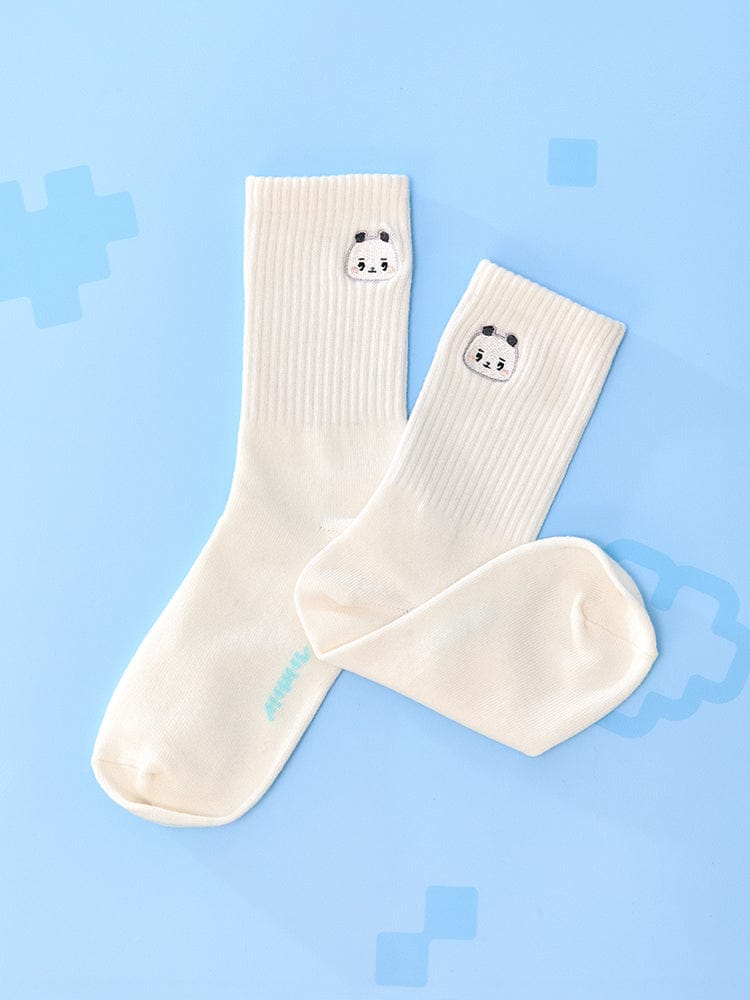 MMMM APPAREL_ meowmi MMMM 립 자수 양말