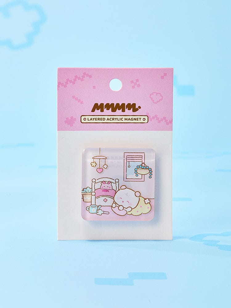 MMMM OFFICE_ miimu MMMM BABY 레이어드 아크릴 마그넷