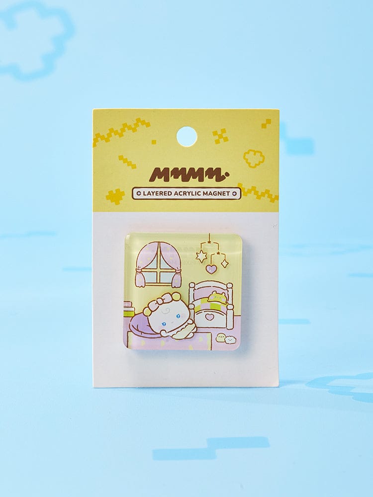 MMMM OFFICE_ moi MMMM BABY 레이어드 아크릴 마그넷